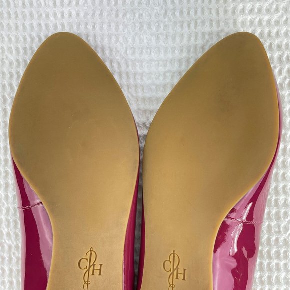 COLE HAAN fuschia slip on low heel flats - like new!  SZ 8 - Picture 14 of 15